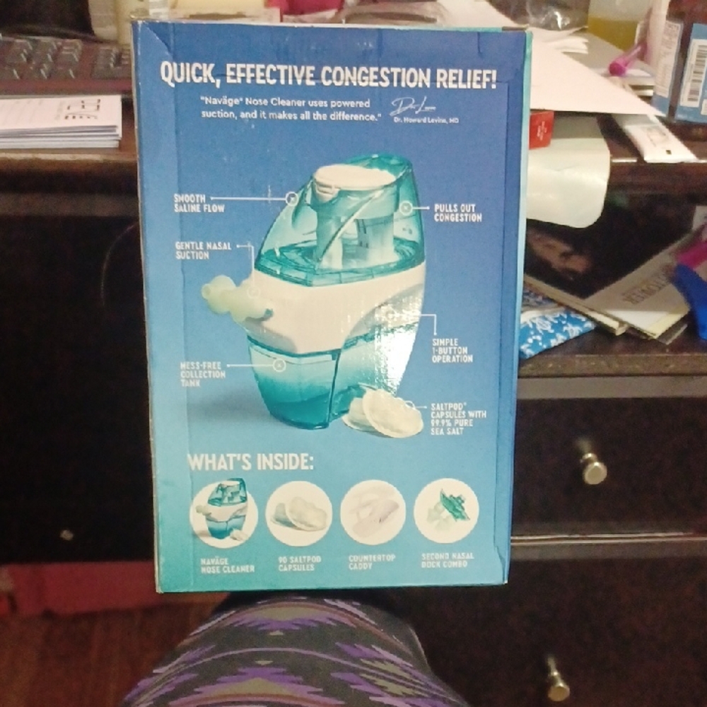 Nasal Irrigation System - Blue and White - Picture 3 of 3